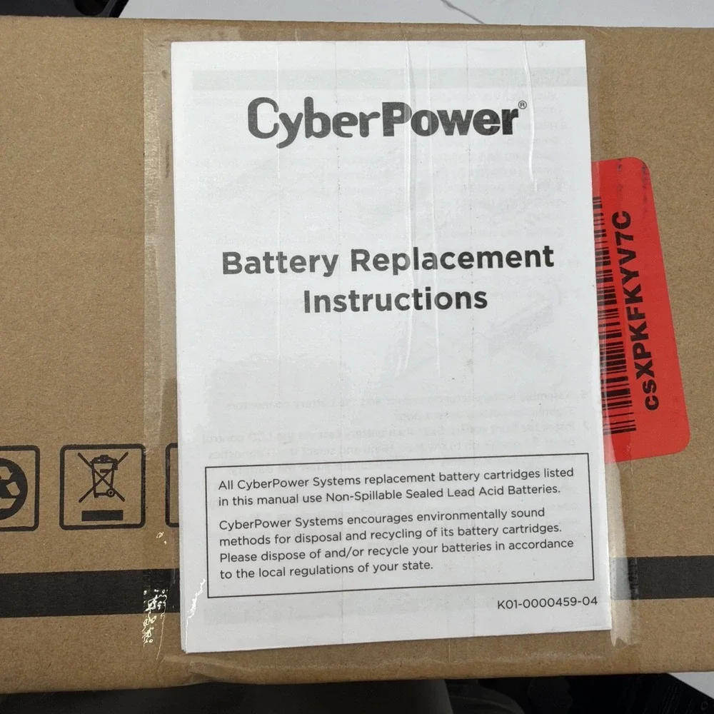 Cyberpower Systems Rb1290x3l Battery Kit - 9000 Mah - 12 V Dc - Sealed Lead Acid